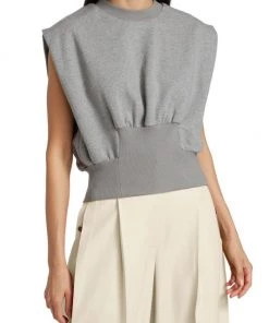 3.1 Phillip Lim French Terry Shirred Top -See by Chloé And 3.1 Phillip Lim Sales unnamed file 622