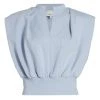 3.1 Phillip Lim Sleeveless French Terry Top Grey Melange