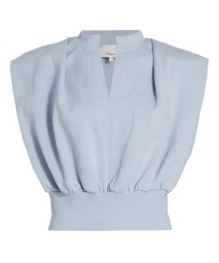 3.1 Phillip Lim Sleeveless French Terry Top Grey Melange