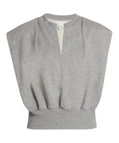 3.1 Phillip Lim Sleeveless French Terry Top Grey Melange 7 3.1 Phillip Lim Sleeveless French Terry Top Grey Melange -See by Chloé And 3.1 Phillip Lim Sales unnamed file 685
