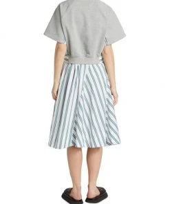3.1 Phillip Lim Striped Cotton French Terry Combo Dress -See by Chloé And 3.1 Phillip Lim Sales unnamed file 707