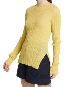 3.1 Phillip Lim Ribbed Stretch Cotton Polo Top -See by Chloé And 3.1 Phillip Lim Sales unnamed file 713