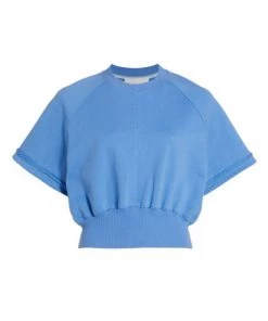 3.1 Phillip Lim Short-Sleeve French Terry Top