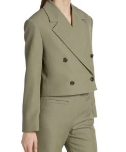 3.1 Phillip Lim Double-Breasted Cropped Wool Jacket -See by Chloé And 3.1 Phillip Lim Sales unnamed file 734