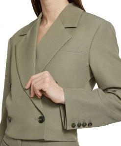 3.1 Phillip Lim Double-Breasted Cropped Wool Jacket -See by Chloé And 3.1 Phillip Lim Sales unnamed file 736