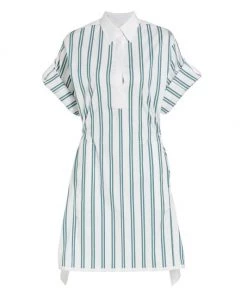 3.1 Phillip Lim Striped Cotton Shirt Dress