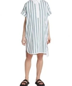 3.1 Phillip Lim Striped Cotton Shirt Dress -See by Chloé And 3.1 Phillip Lim Sales unnamed file 743