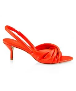 3.1 Phillip Lim Brigitte Leather Slingback Heels