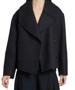 3.1 Phillip Lim Double-Breasted Short Peacoat -See by Chloé And 3.1 Phillip Lim Sales unnamed file 775