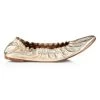 See By Chloé Jane Metallic Leather Ballet Flats