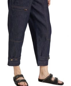 3.1 Phillip Lim Cotton-Linen Denim Cropped Utility Trousers -See by Chloé And 3.1 Phillip Lim Sales unnamed file 824