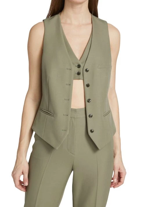 3.1 Phillip Lim Wool Tailored Vest 3 3.1 Phillip Lim Wool Tailored Vest - Image 3