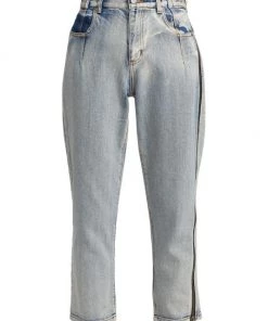 3.1 Phillip Lim High-Rise Zip Detail Straight-Leg Jeans