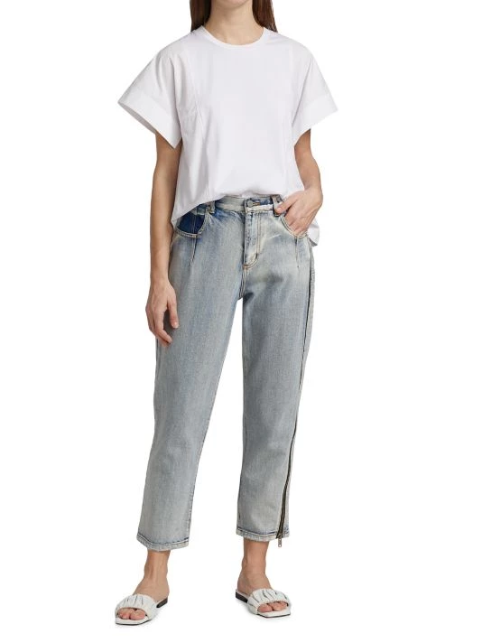 3.1 Phillip Lim High-Rise Zip Detail Straight-Leg Jeans 2 3.1 Phillip Lim High-Rise Zip Detail Straight-Leg Jeans - Image 2
