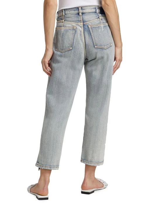 3.1 Phillip Lim High-Rise Zip Detail Straight-Leg Jeans 5 3.1 Phillip Lim High-Rise Zip Detail Straight-Leg Jeans - Image 5