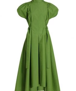 3.1 Phillip Lim Puff-Sleeve Midi Dress