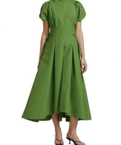 3.1 Phillip Lim Puff-Sleeve Midi Dress -See by Chloé And 3.1 Phillip Lim Sales unnamed file 881
