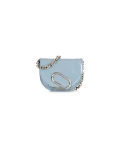 3.1 Phillip Lim Mini Alix Patent Leather Card Case On Chain