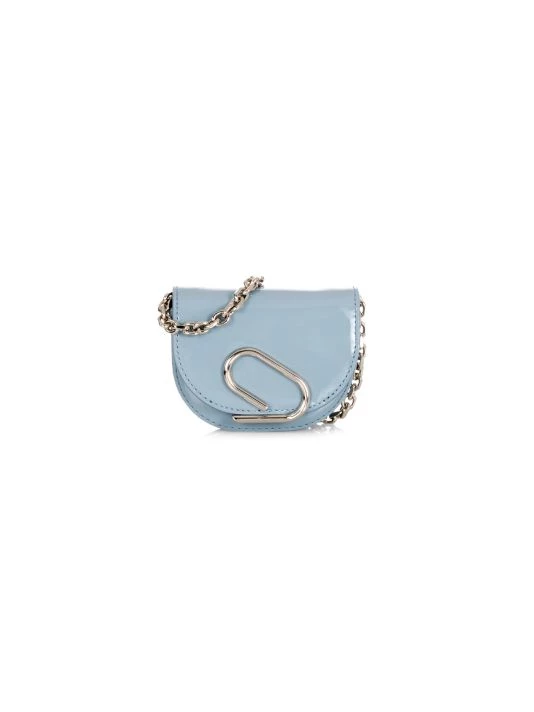 3.1 Phillip Lim Mini Alix Patent Leather Card Case On Chain 1 3.1 Phillip Lim Mini Alix Patent Leather Card Case On Chain