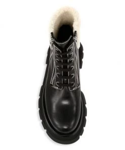 3.1 Phillip Lim Kate Zip Lug-Sole Shearling-Trimmed Leather Combat Boots 10 3.1 Phillip Lim Kate Zip Lug-Sole Shearling-Trimmed Leather Combat Boots -See by Chloé And 3.1 Phillip Lim Sales unnamed file 983