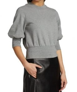 3.1 Phillip Lim Puff-Sleeve Cropped Sweatshirt -See by Chloé And 3.1 Phillip Lim Sales unnamed file 988