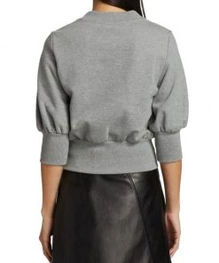 3.1 Phillip Lim Puff-Sleeve Cropped Sweatshirt -See by Chloé And 3.1 Phillip Lim Sales unnamed file 989