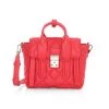 3.1 Phillip Lim Mini Pashli Quilted Leather Satchel Coral